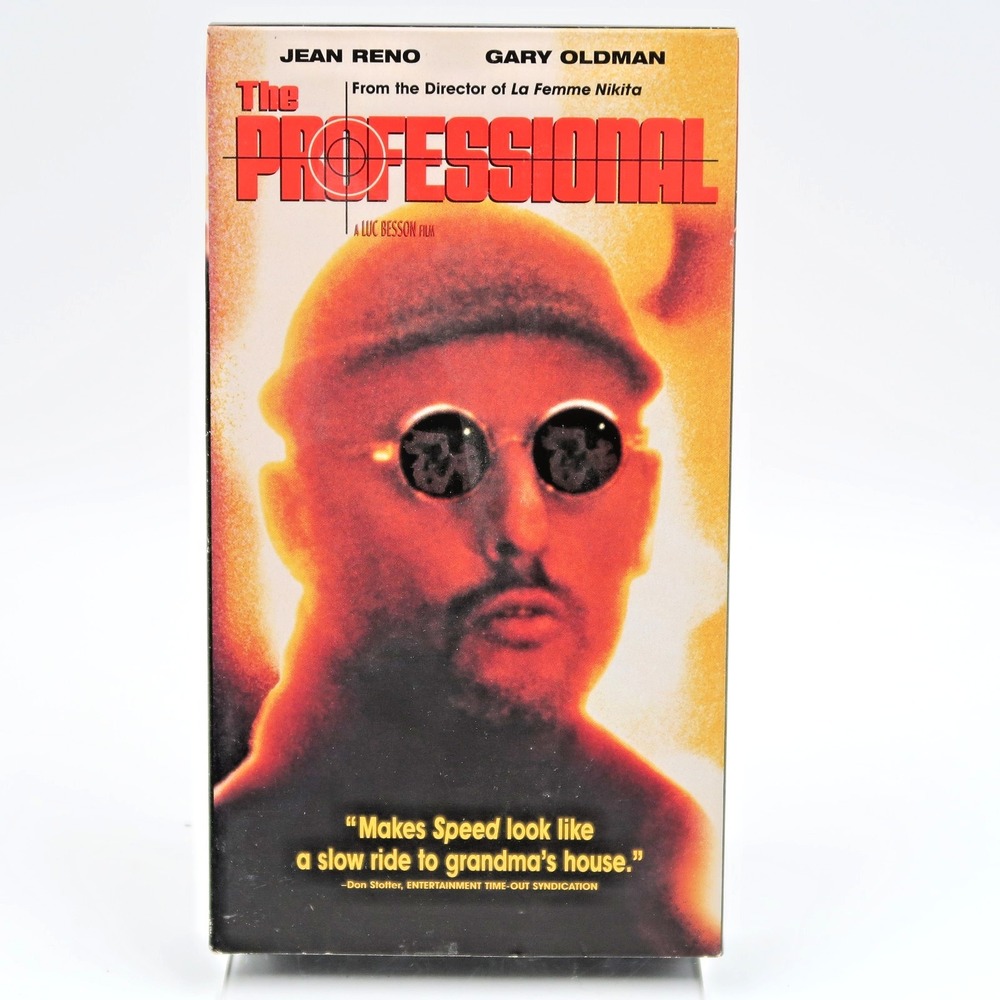 THE PROFESSIONAL VHS 1995 VIDEO MOVIE, JEAN RENO, GARY OLDMAN, NATALIE PORTMAN